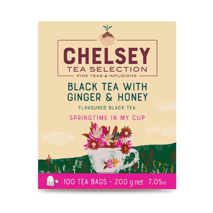 CHELSEY TEA - BLACK TEA WITH GINGER & HONEY - Image 1