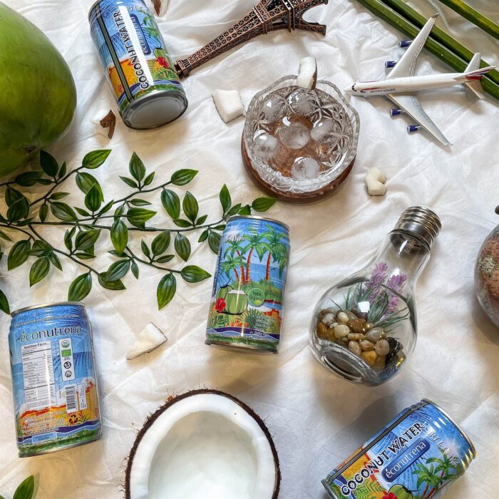 Canned Coconut water and Glass Jars - Image 1